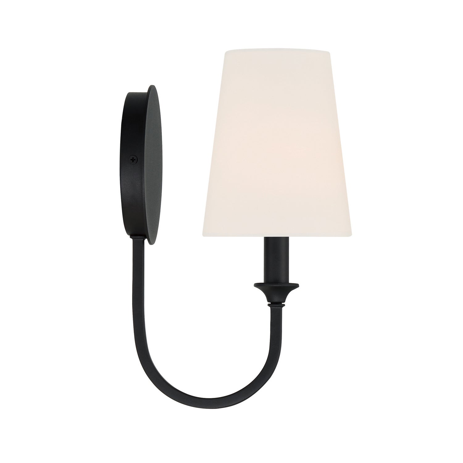 Crystorama - PAY-921-BF - One Light Wall Sconce - Payton - Black Forged