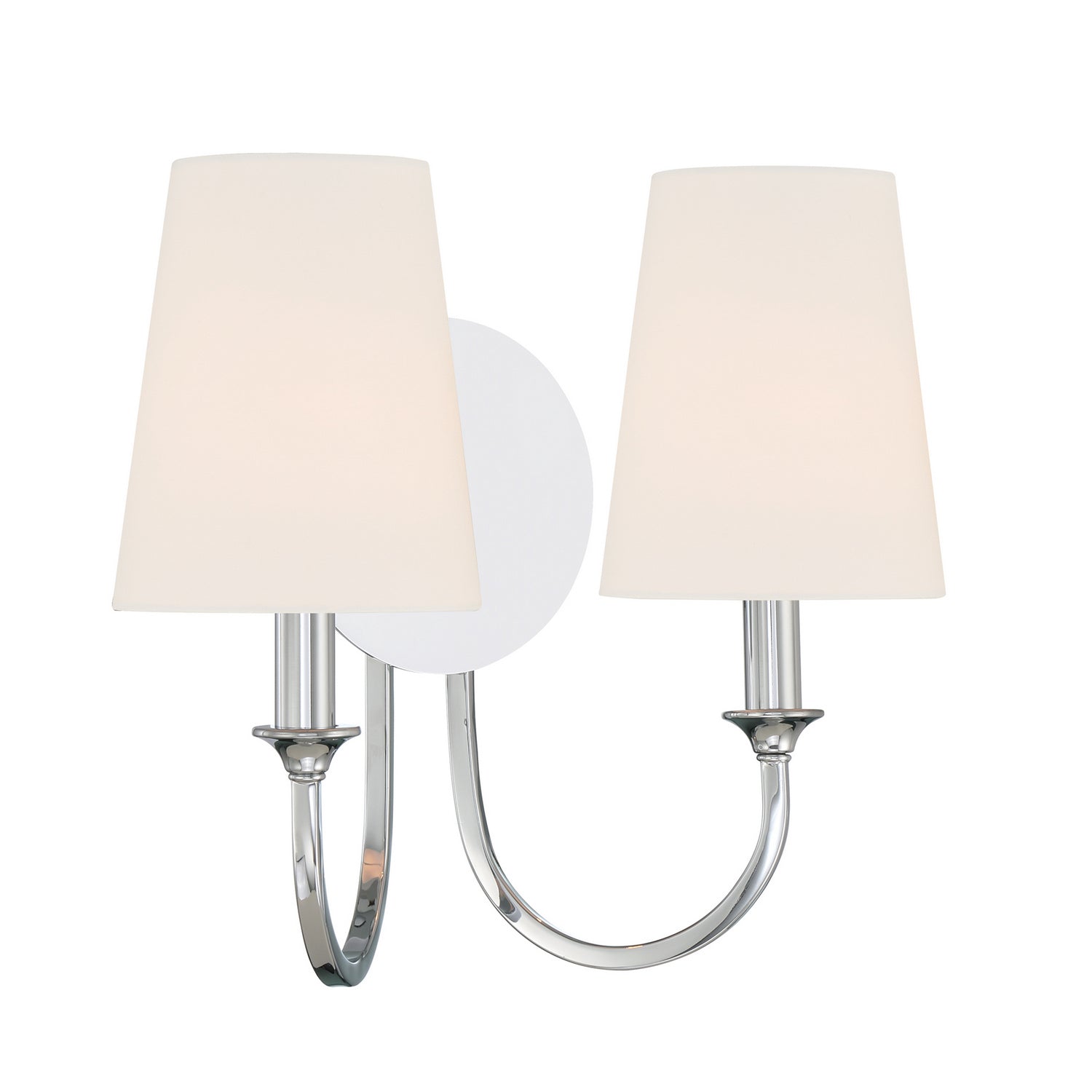 Crystorama - PAY-922-CH - Two Light Wall Sconce - Payton - Polished Chrome