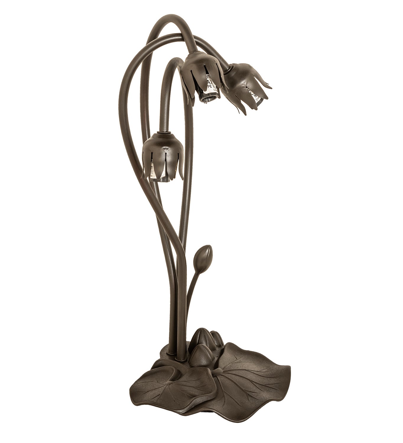 Meyda Tiffany - 145927 - Three Light Table Lamp - Gray - Mahogany Bronze