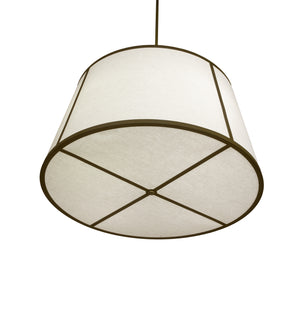 Meyda Tiffany - 218060 - LED Pendant - Cilindro - Matte Buttered Brass