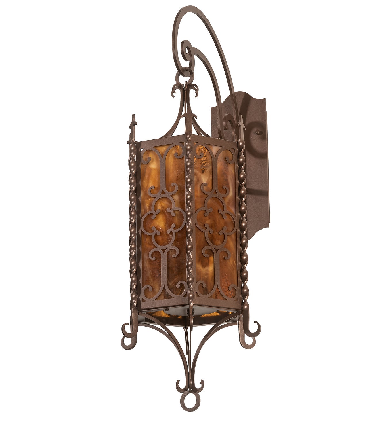 Meyda Tiffany - 220807 - Three Light Wall Sconce - Cosette - C-Mahogany Bronze