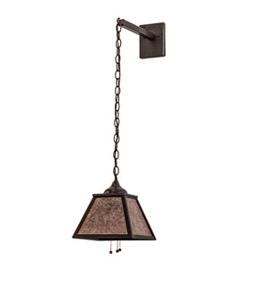 Meyda Tiffany - 247645 - Three Light Wall Sconce - Mission Prime - Timeless Bronze Vein