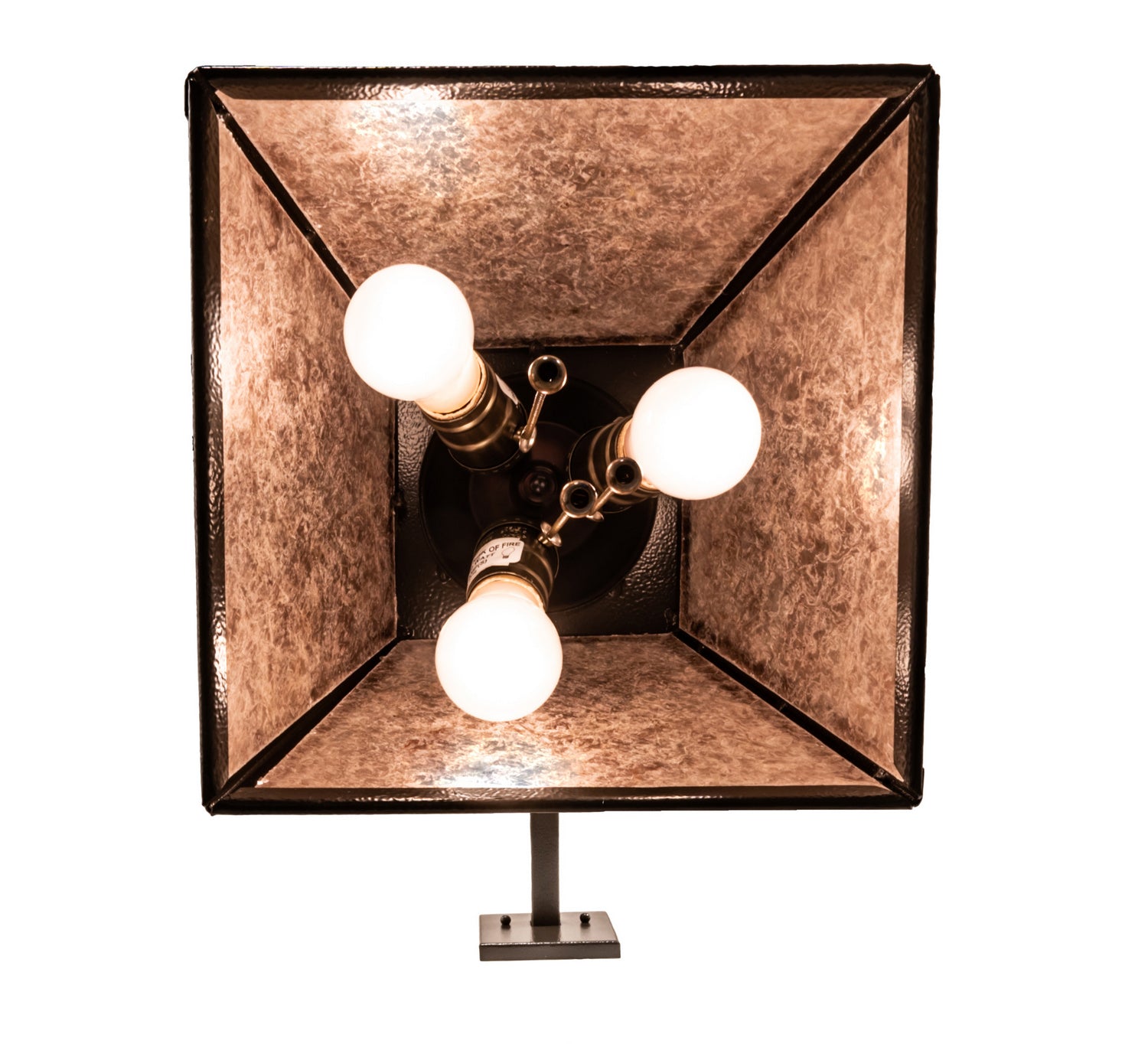 Meyda Tiffany - 247645 - Three Light Wall Sconce - Mission Prime - Timeless Bronze Vein