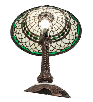 Meyda Tiffany - 253640 - One Light Table Lamp - Tiffany Roman - Mahogany Bronze