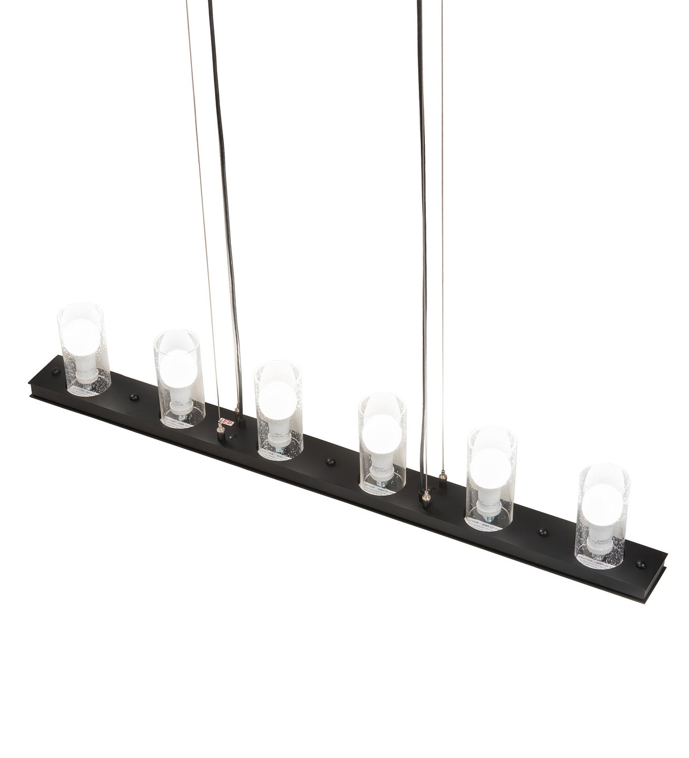 Meyda Tiffany - 254714 - LED Pendant - Loudon - Flat Black