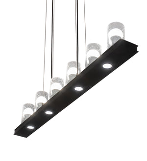 Meyda Tiffany - 254714 - LED Pendant - Loudon - Flat Black