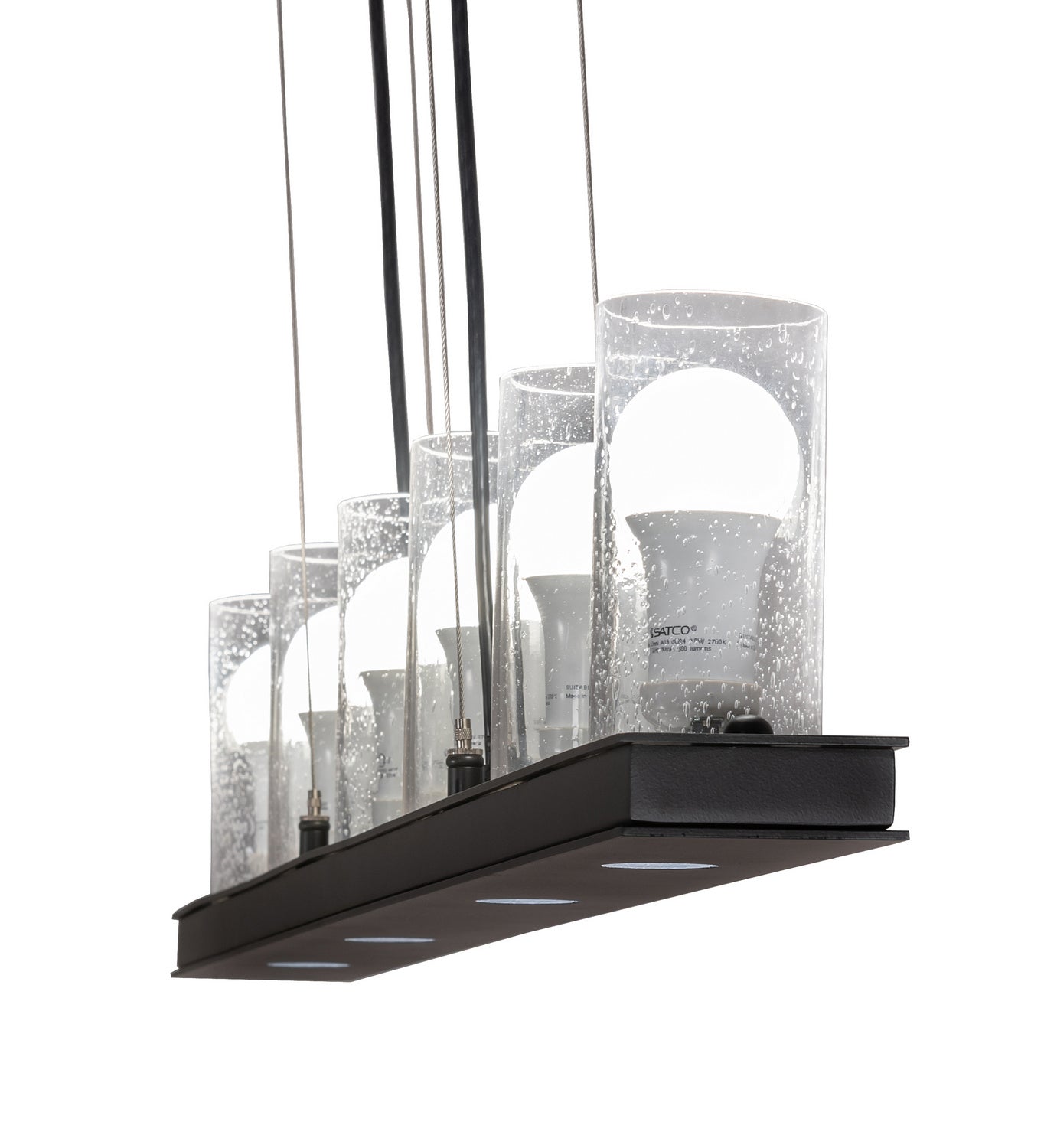 Meyda Tiffany - 254714 - LED Pendant - Loudon - Flat Black