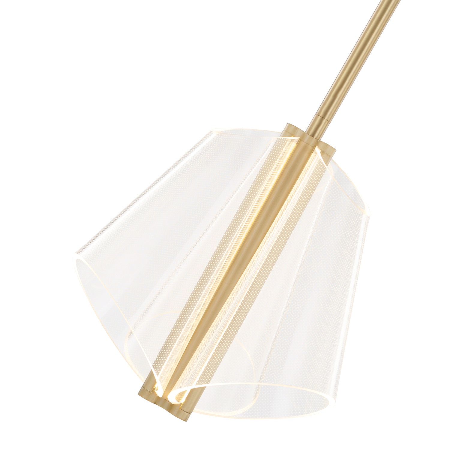 Kuzco Lighting - PD62511-BG/LG - LED Pendant - Mulberry - Brushed Gold/Light Guide