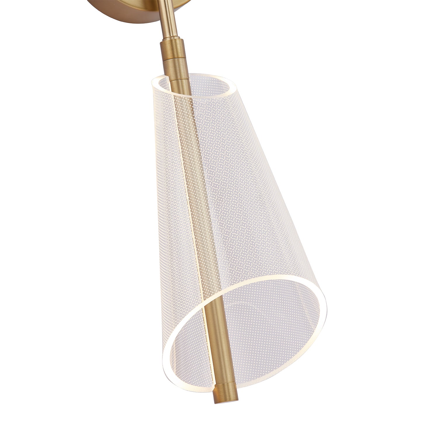 Kuzco Lighting - WS62629-BG/LG - LED Wall Sconce - Mulberry - Brushed Gold/Light Guide