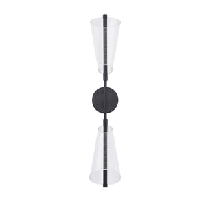 Kuzco Lighting - WS62629-BK/LG - LED Wall Sconce - Mulberry - Black/Light Guide