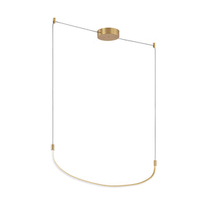 Kuzco Lighting - LP89048-BG - LED Pendant - Talis - Brushed Gold