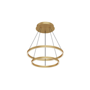 Kuzco Lighting - CH87224-BG - LED Chandelier - Cerchio - Brushed Gold