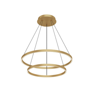 Kuzco Lighting - CH87232-BG - LED Chandelier - Cerchio - Brushed Gold