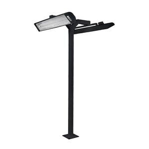 Eurofase - EF3908PMDB - 8FT POLE MOUNT,DOUBLE 39IN,BLK - Black