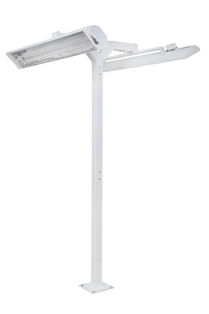 Eurofase - EF3908PMDW - 8FT POLE MOUNT,DOUBLE 39IN,WHT - White