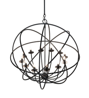 Meyda Tiffany - 247246 - 12 Light Chandelier - Atom Enerjisi - Solar Black