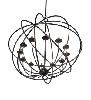 Meyda Tiffany - 247246 - 12 Light Chandelier - Atom Enerjisi - Solar Black