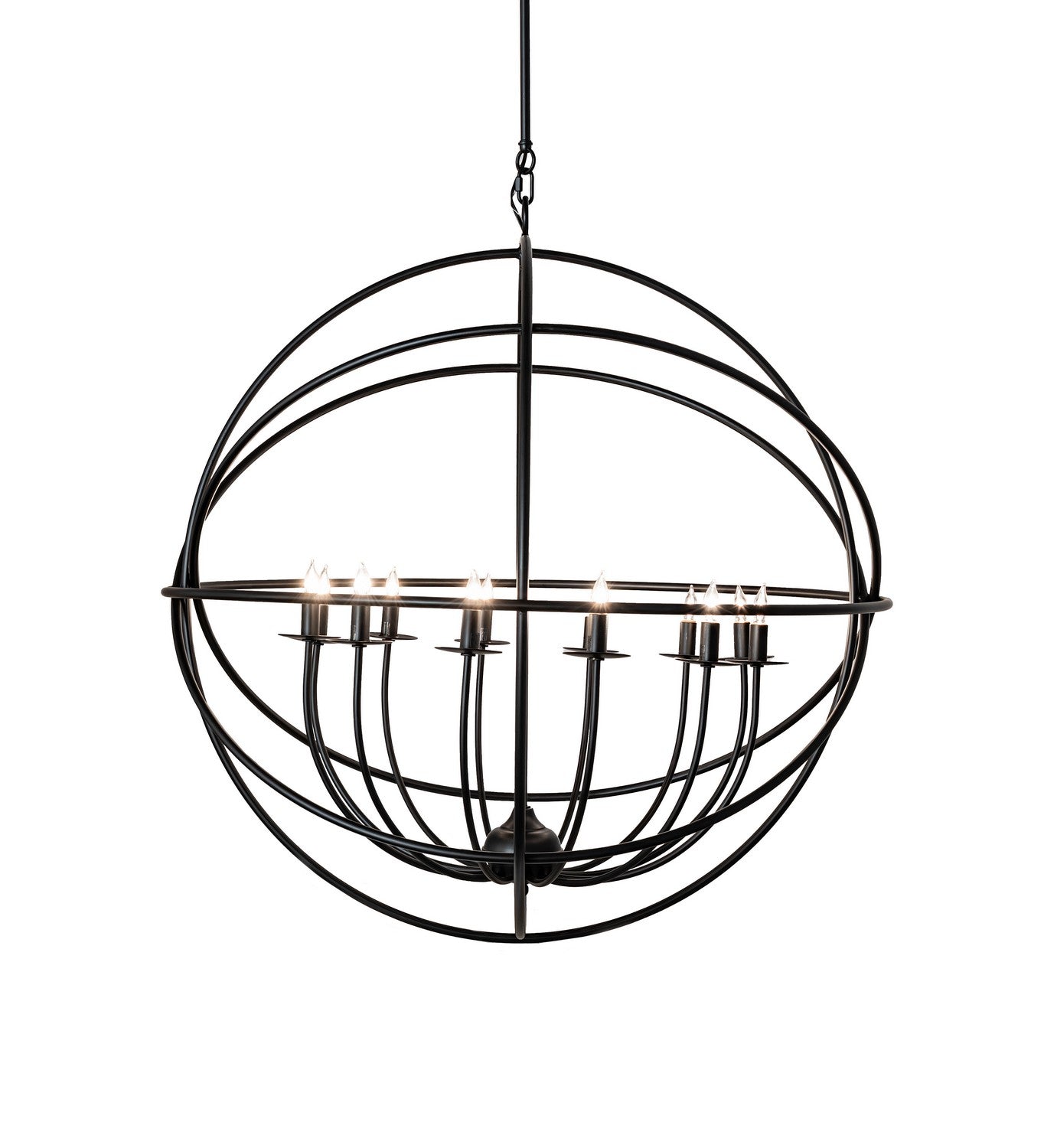 Meyda Tiffany - 247246 - 12 Light Chandelier - Atom Enerjisi - Solar Black