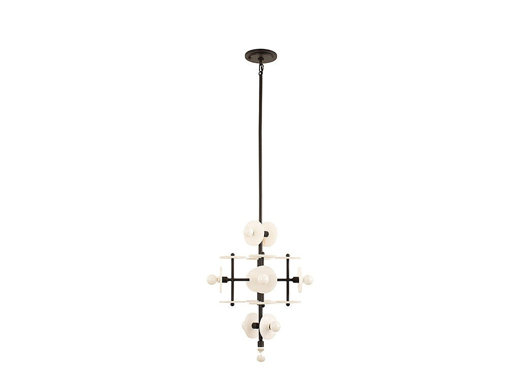 Savoy House - 1-1590-9-50 - Nine Light Pendant - Amani - Black Cashmere