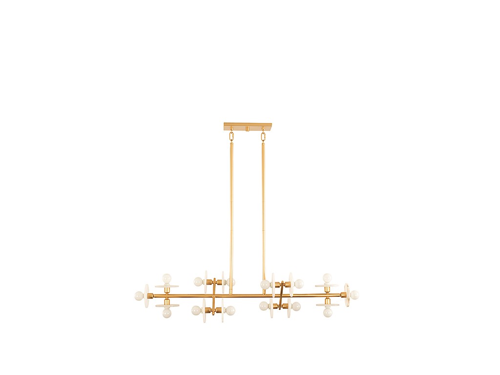 Savoy House - 1-1591-14-38 - 14 Light Linear Chandelier - Amani - Gold