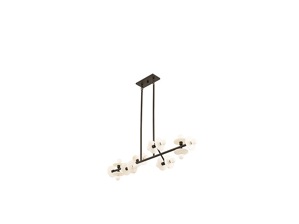 Savoy House - 1-1591-14-50 - 14 Light Linear Chandelier - Amani - Black Cashmere