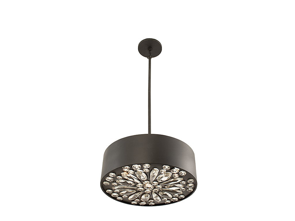 Savoy House - 6-1272-4-50 - Four Light Convertible Semi-Flush/Pendant - Azores - Black Cashmere