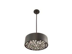 Savoy House - 6-1272-4-50 - Four Light Convertible Semi-Flush/Pendant - Azores - Black Cashmere