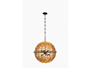 Savoy House - 7-9352-10-46 - Ten Light Pendant - Ventura - Matte Black and Gold