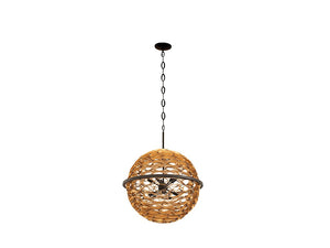 Savoy House - 7-9352-10-46 - Ten Light Pendant - Ventura - Matte Black and Gold