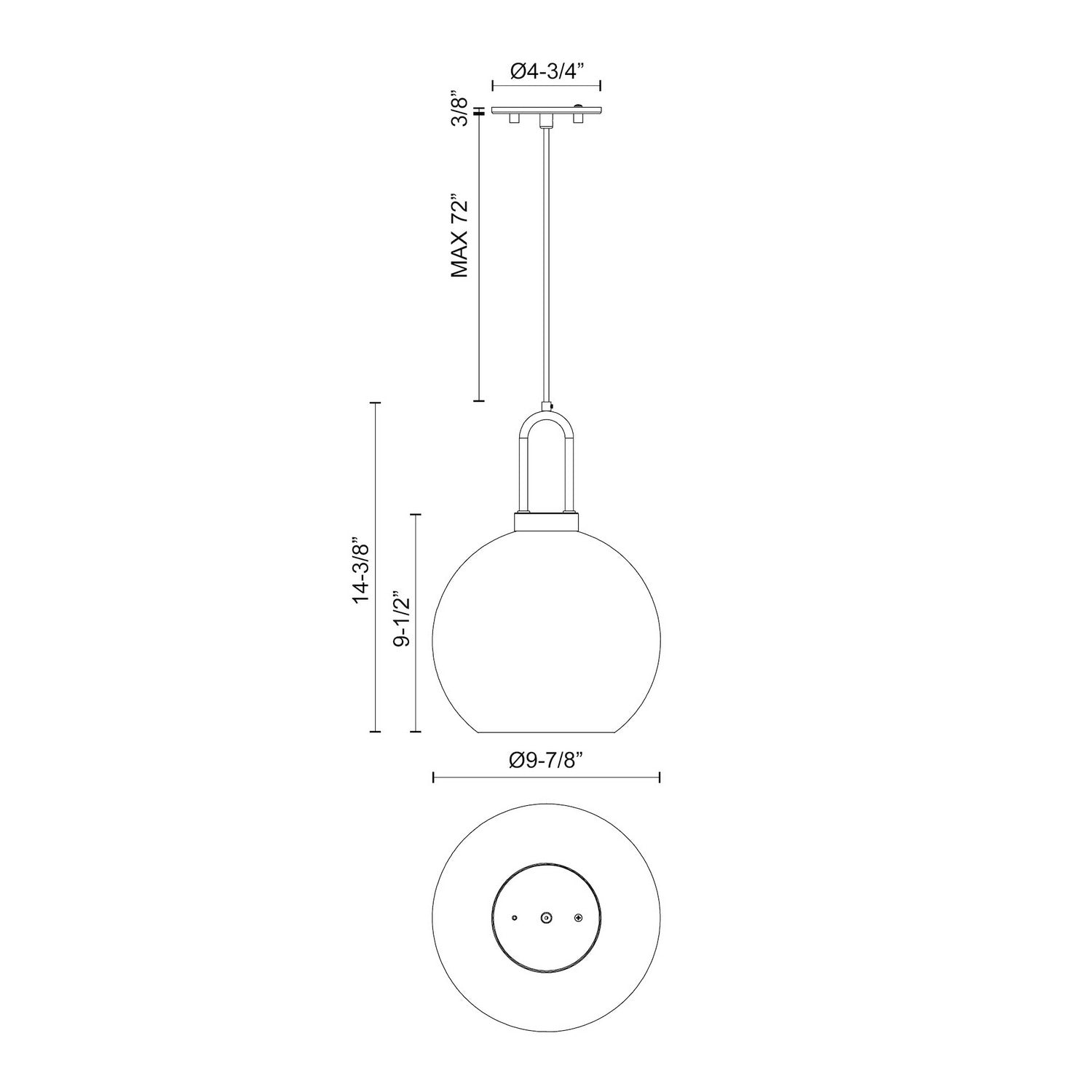 Alora - PD601710AGOP - One Light Pendant - Soji - Aged Gold/Opal Matte Glass