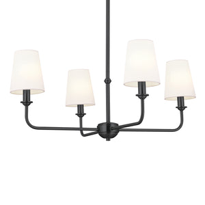 Kichler - 52520BK - Four Light Mini Chandelier - Pallas - Black