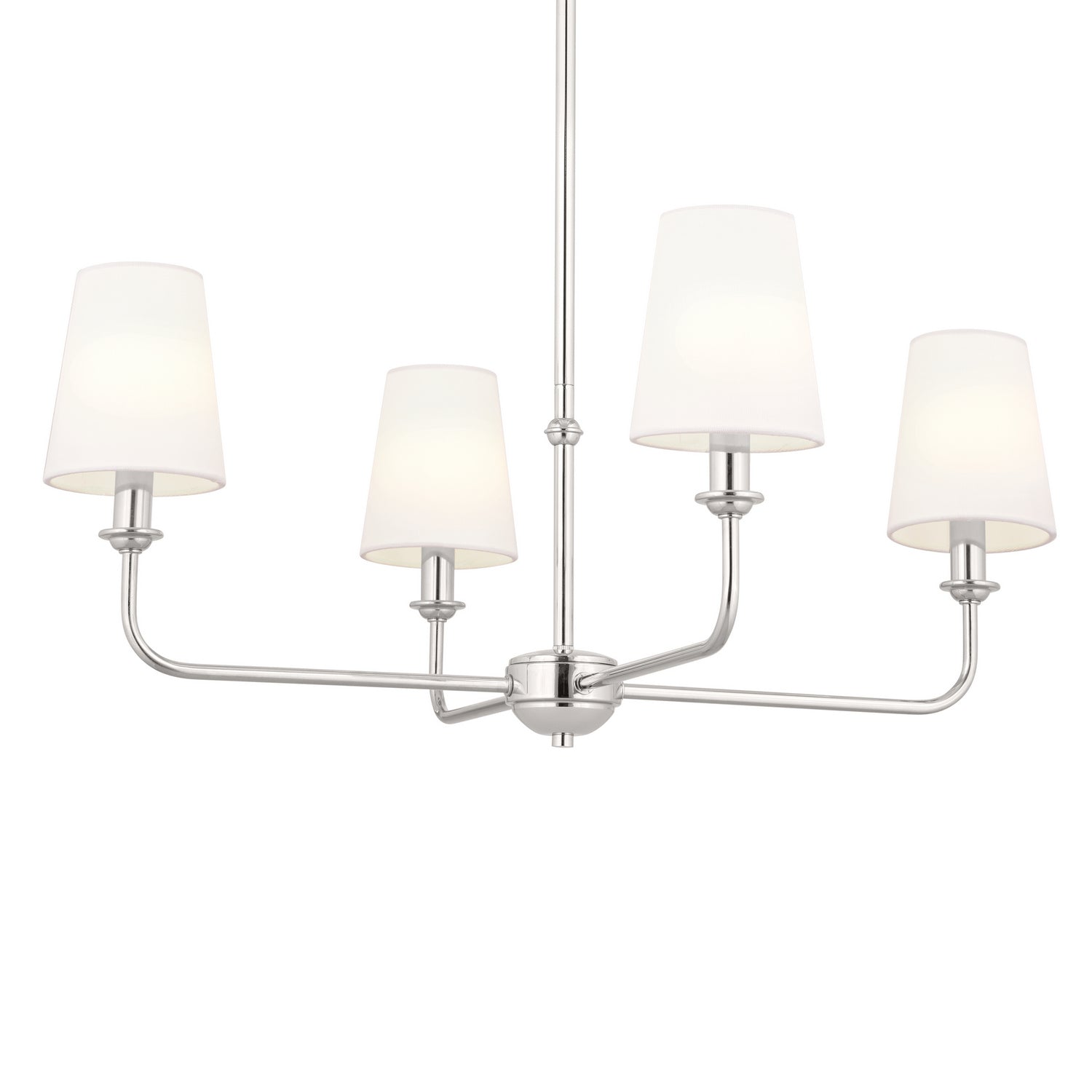 Kichler - 52520PN - Four Light Mini Chandelier - Pallas - Polished Nickel