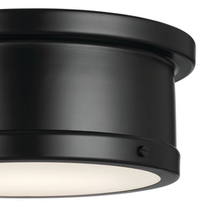 Kichler - 52540BK - Two Light Flush Mount - Serca - Black