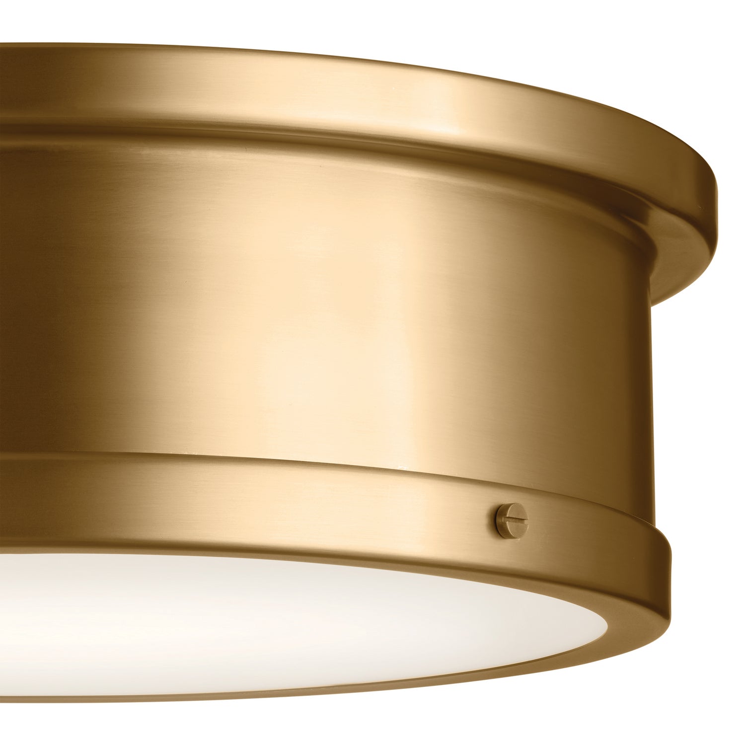 Kichler - 52541BNB - Three Light Flush Mount - Serca - Brushed Natural Brass