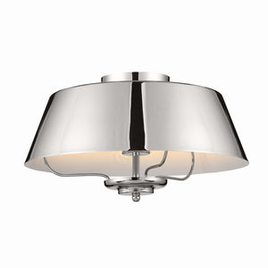 Kichler - 52542PN - Three Light Pendant/Semi Flush Mount - Luella - Polished Nickel