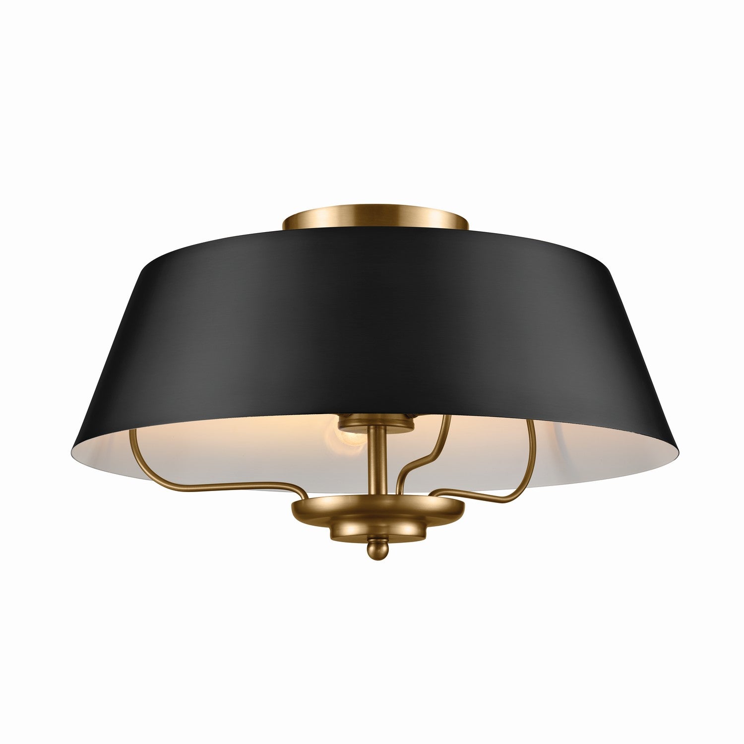 Kichler - 52542BK - Three Light Pendant/Semi Flush Mount - Luella - Black