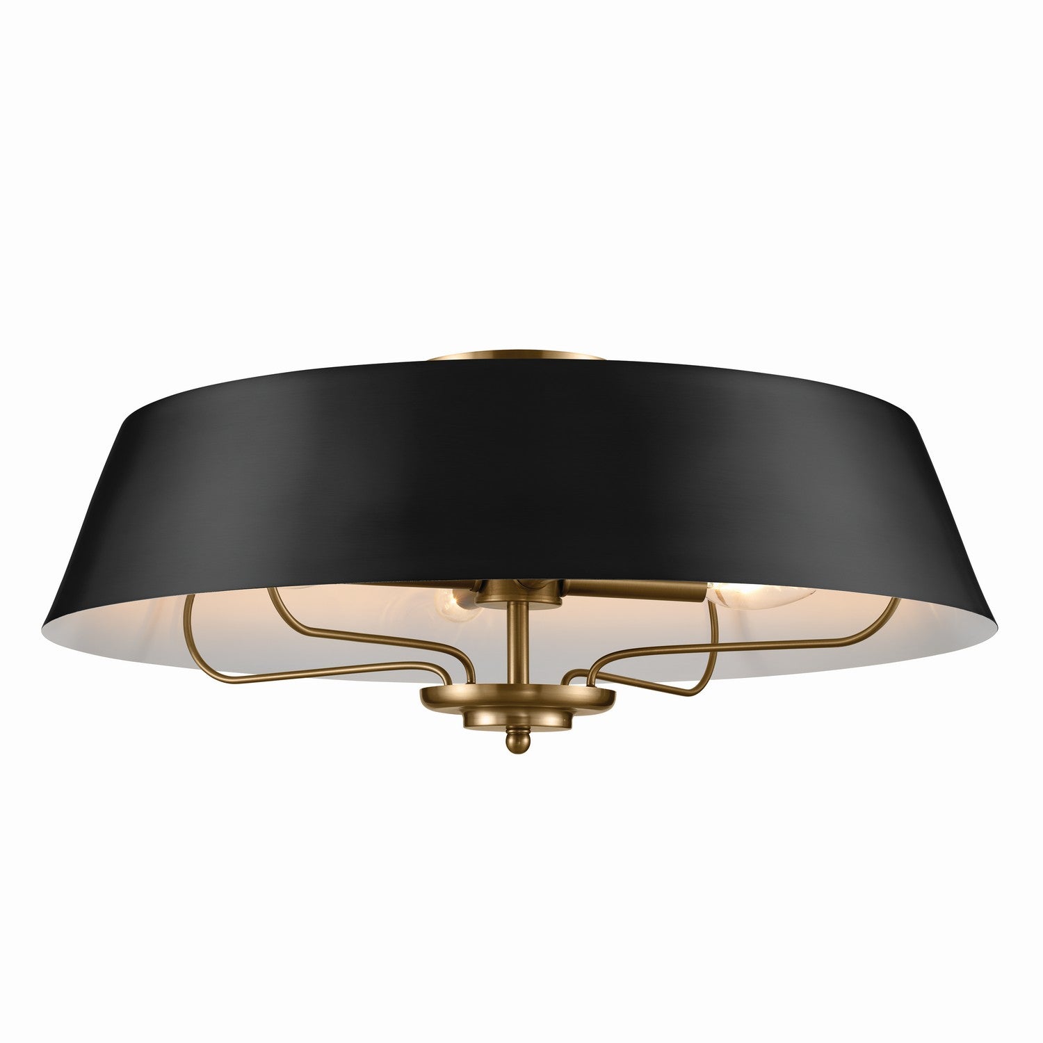 Kichler - 52543BK - Four Light Pendant/Semi Flush Mount - Luella - Black