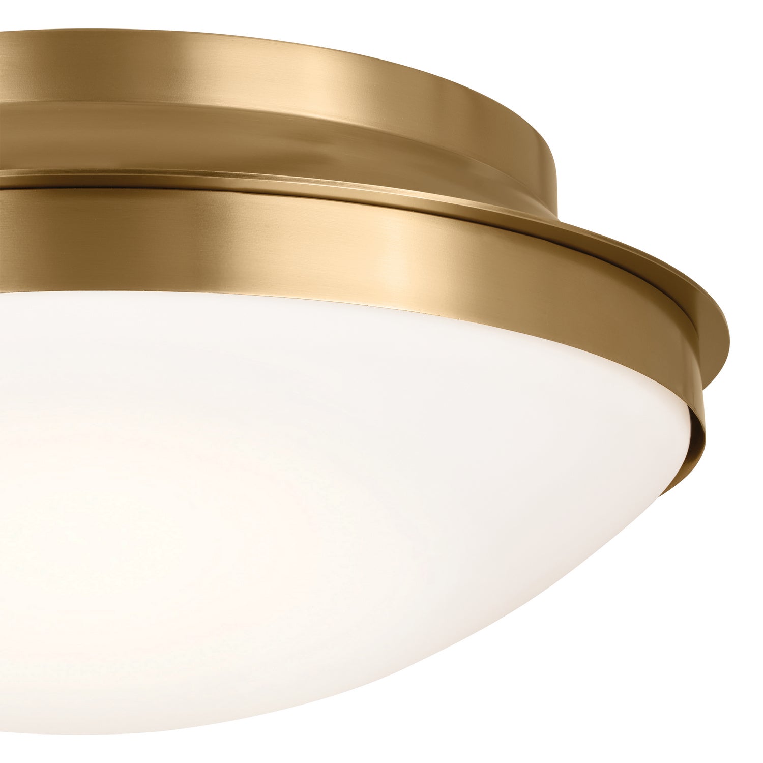 Kichler - 52545BNB - Three Light Flush Mount - Bretta - Brushed Natural Brass