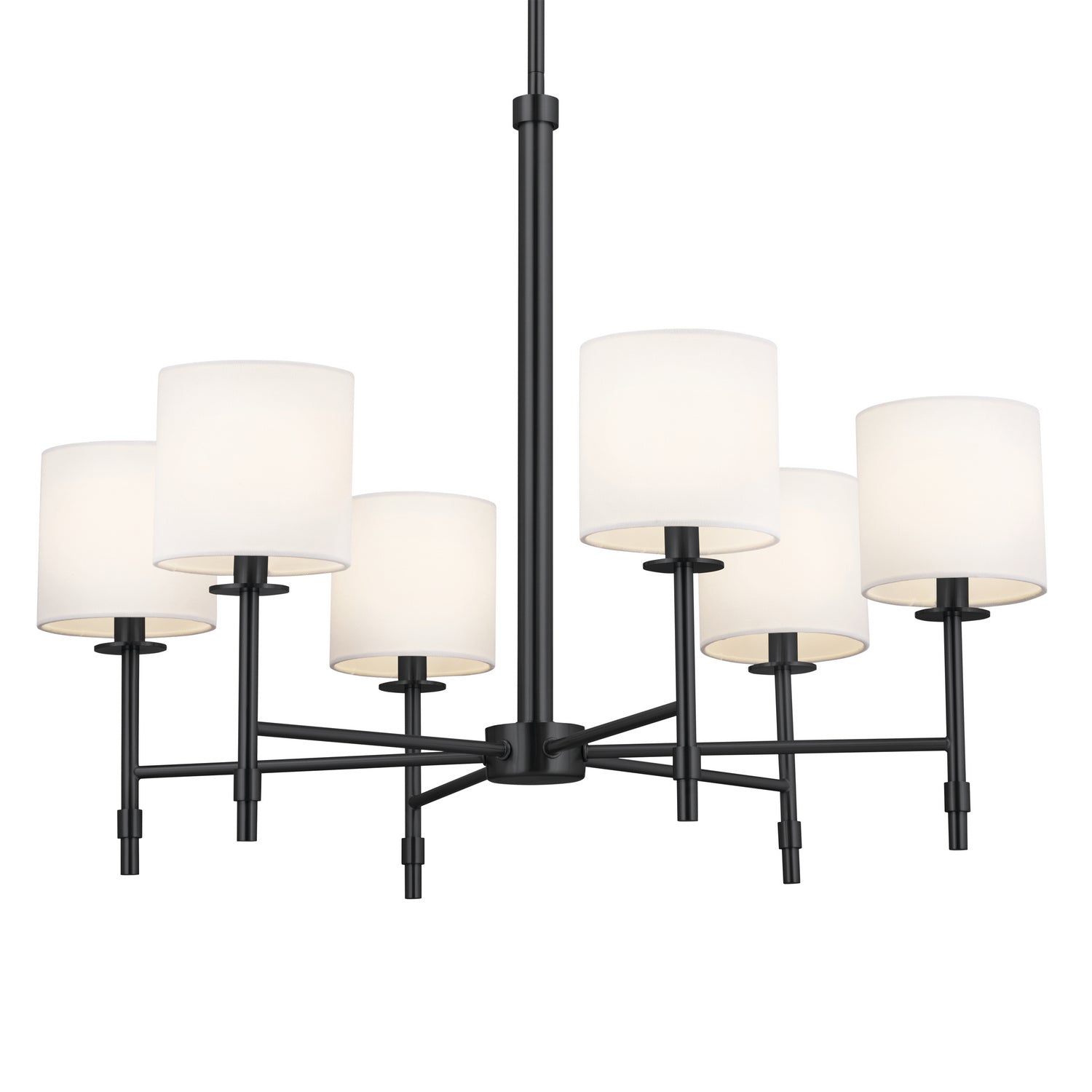 Kichler - 52500BK - Six Light Chandelier - Ali - Black