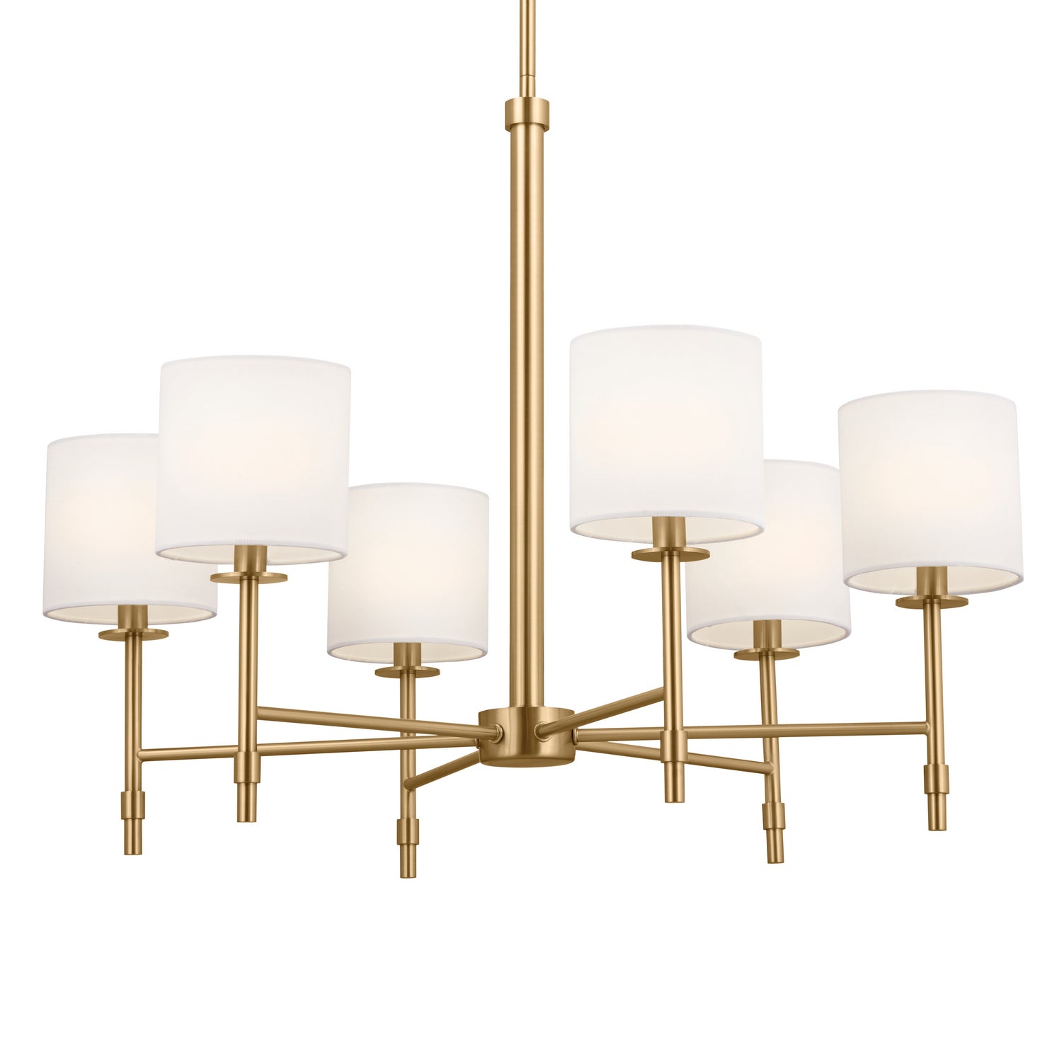 Kichler - 52500BNB - Six Light Chandelier - Ali - Brushed Natural Brass