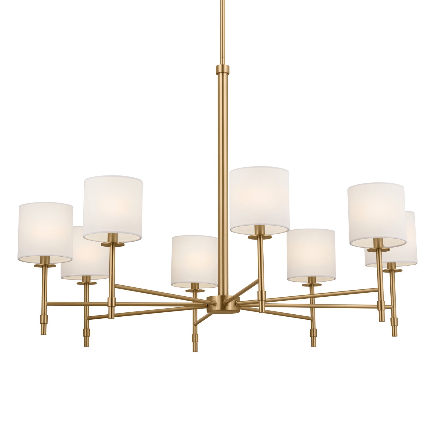 Kichler - 52502BNB - Eight Light Chandelier - Ali - Brushed Natural Brass