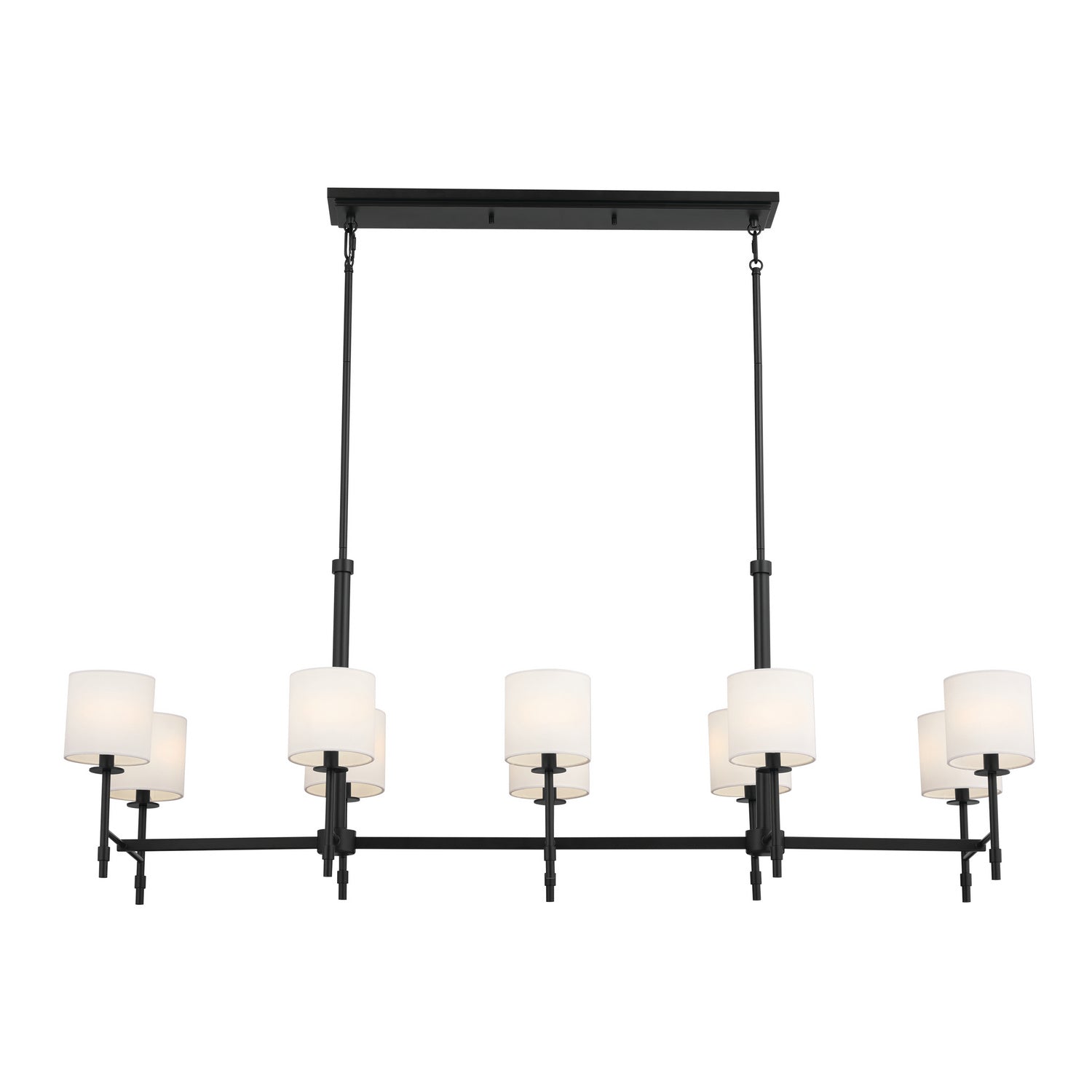 Kichler - 52503BK - Ten Light Linear Chandelier - Ali - Black