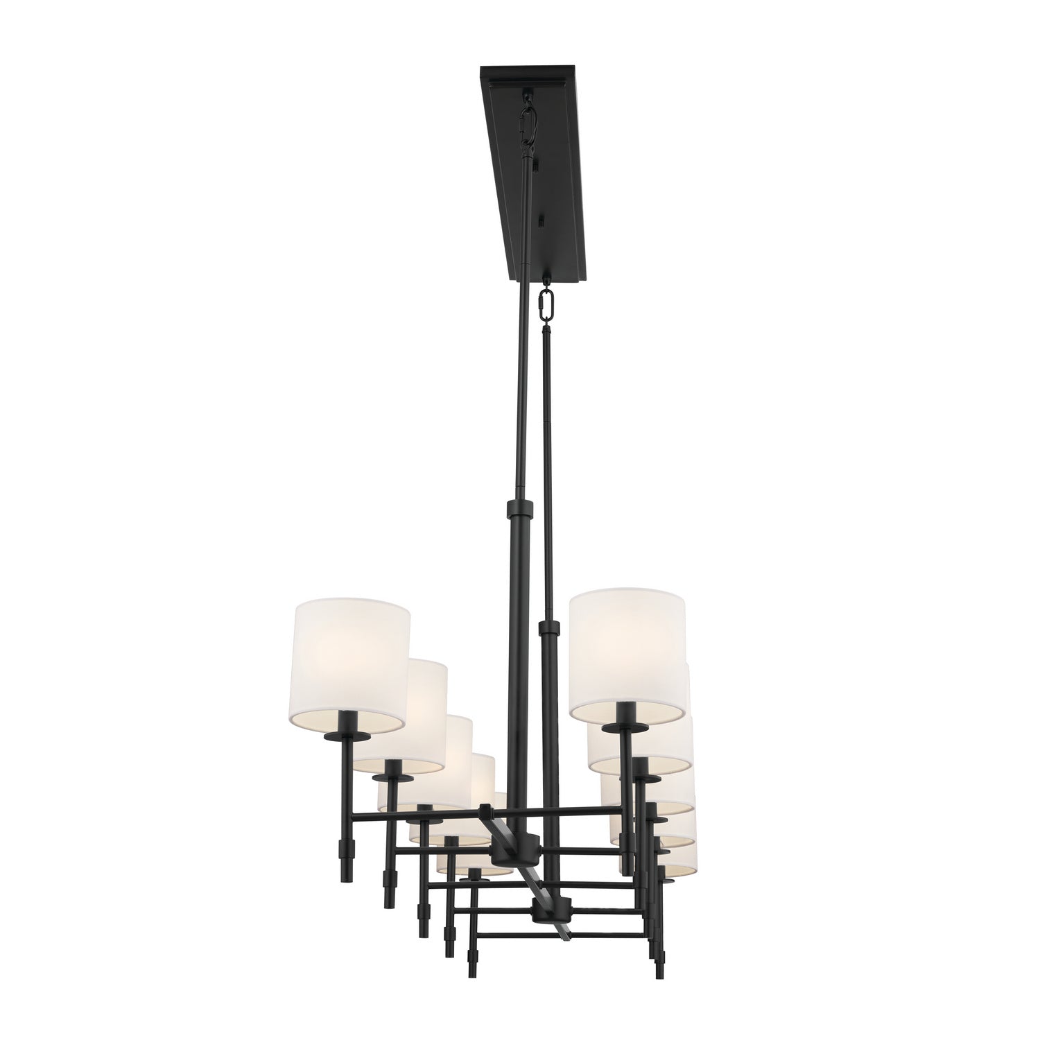 Kichler - 52503BK - Ten Light Linear Chandelier - Ali - Black