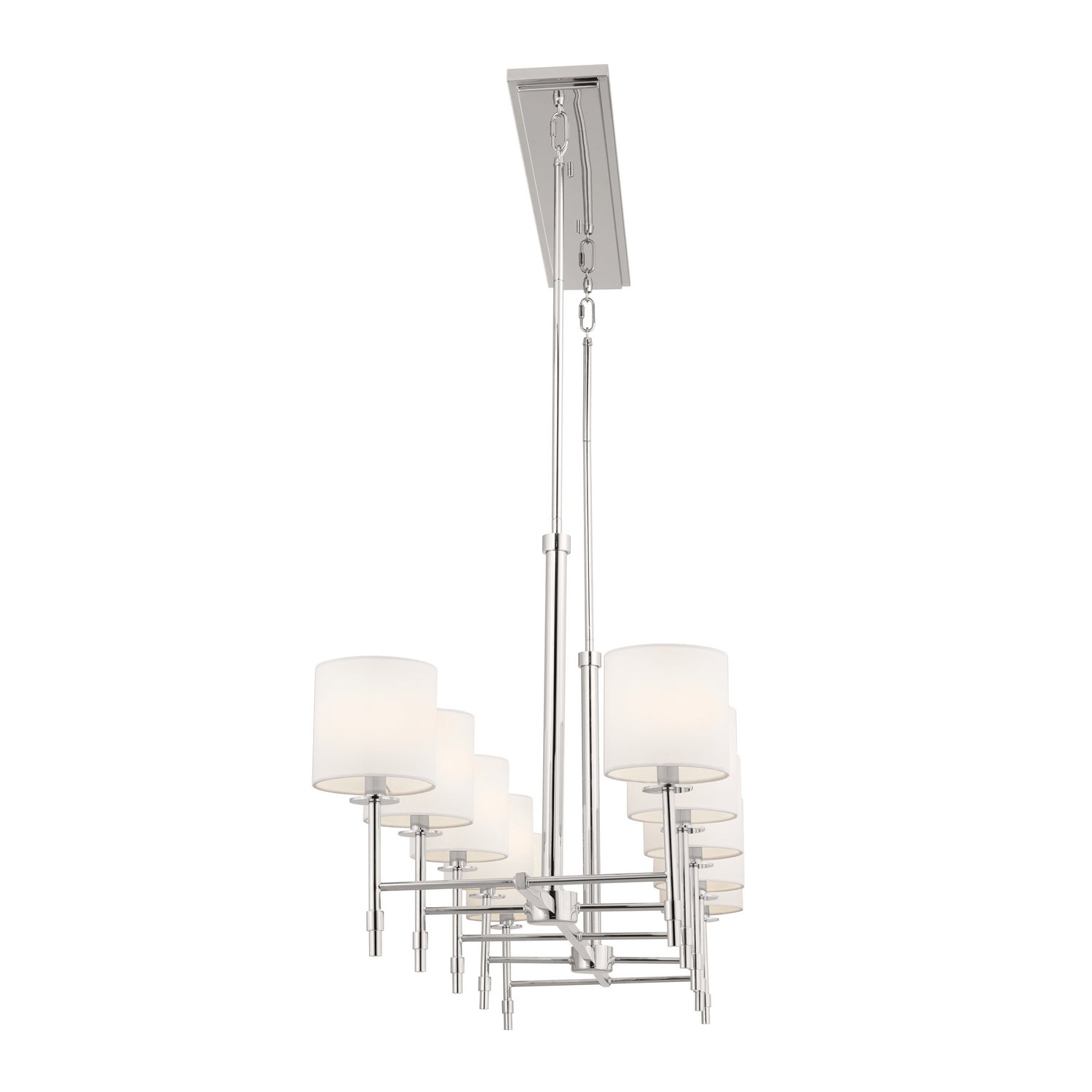 Kichler - 52503PN - Ten Light Linear Chandelier - Ali - Polished Nickel