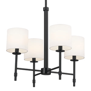 Kichler - 52504BK - Four Light Mini Chandelier - Ali - Black