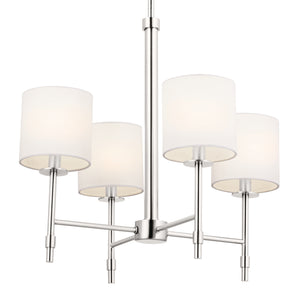 Kichler - 52504PN - Four Light Mini Chandelier - Ali - Polished Nickel