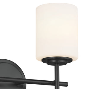 Kichler - 55141BK - Two Light Bath - Ali - Black