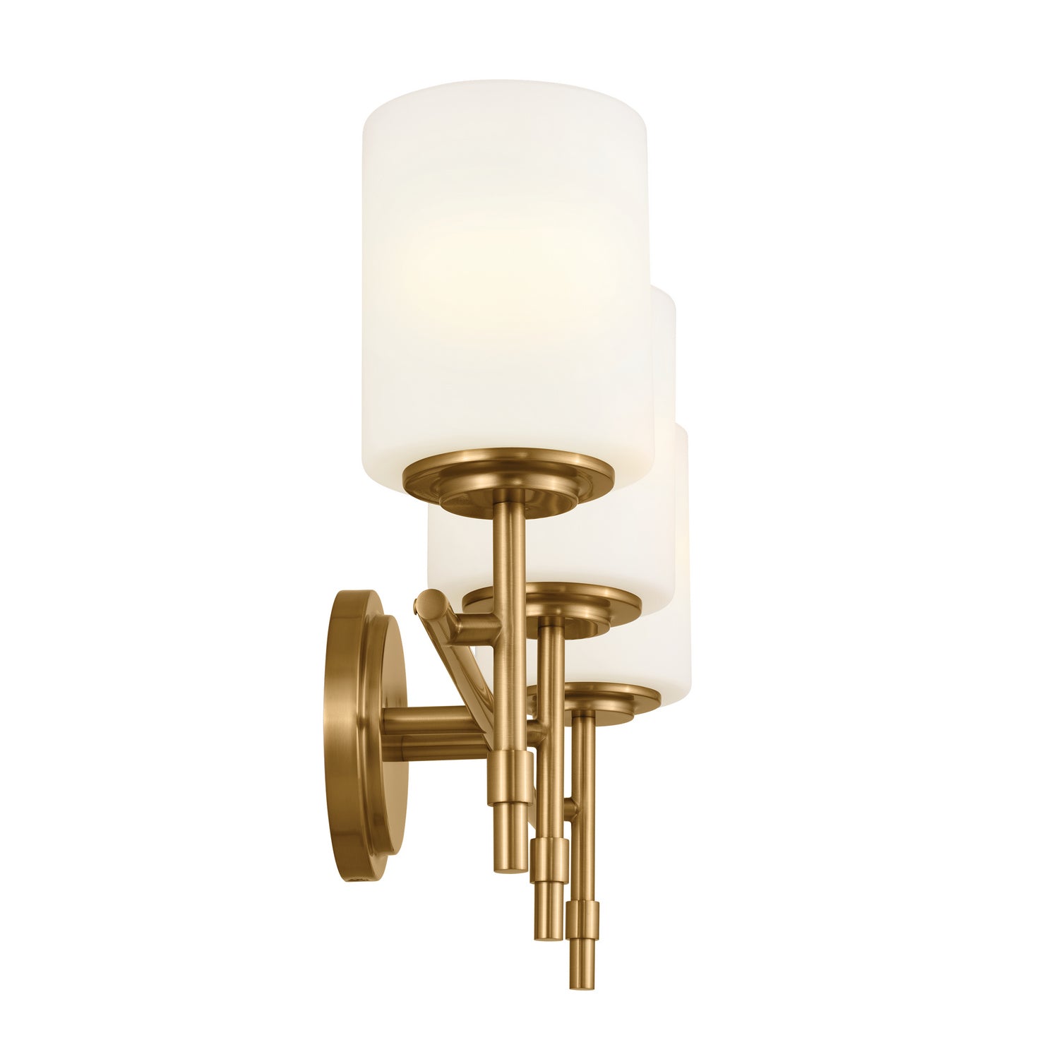 Kichler - 55142BNB - Three Light Bath - Ali - Brushed Natural Brass