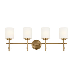 Kichler - 55143BNB - Four Light Bath - Ali - Brushed Natural Brass