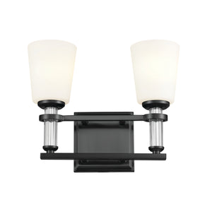 Kichler - 55146BK - Two Light Bath - Rosalind - Black